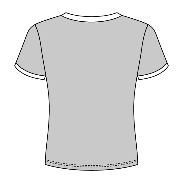 Ringer Long Crop Baby Tee - The Collegiate Lineup