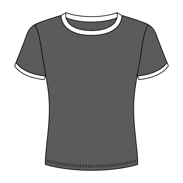 Ringer Long Crop Baby Tee - The Collegiate Lineup