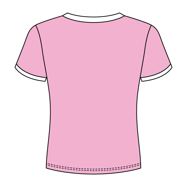 Ringer Long Crop Baby Tee - The Collegiate Lineup