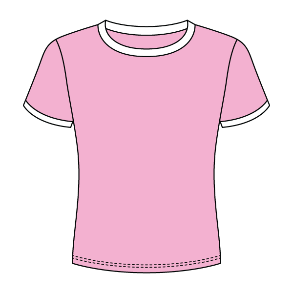 Ringer Long Crop Baby Tee - The Collegiate Lineup