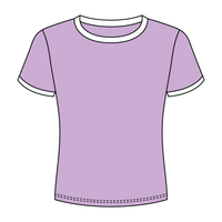 Ringer Long Crop Baby Tee - The Collegiate Lineup