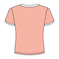 Ringer Long Crop Baby Tee - The Collegiate Lineup