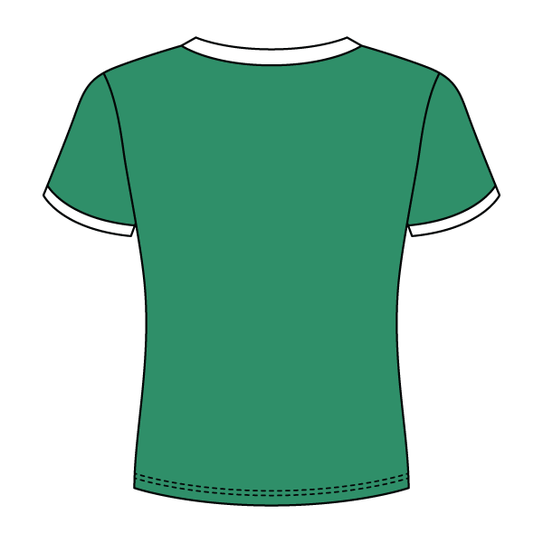 Ringer Long Crop Baby Tee - The Collegiate Lineup