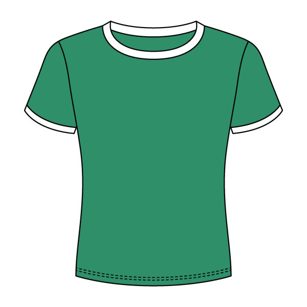 Ringer Long Crop Baby Tee - The Collegiate Lineup
