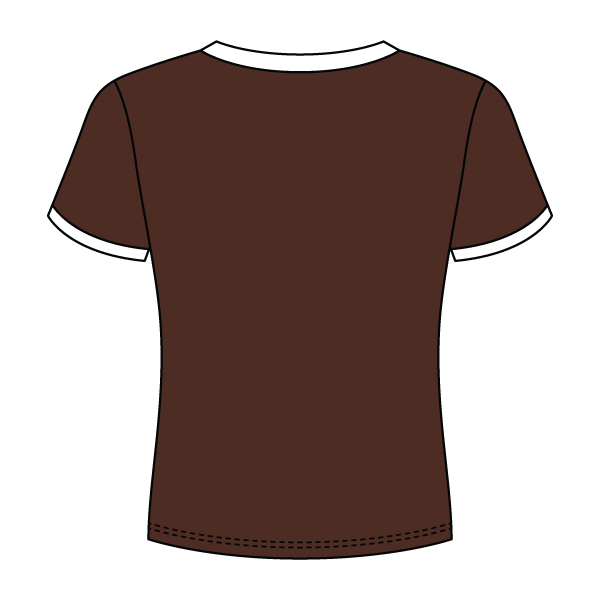 Ringer Long Crop Baby Tee - The Collegiate Lineup
