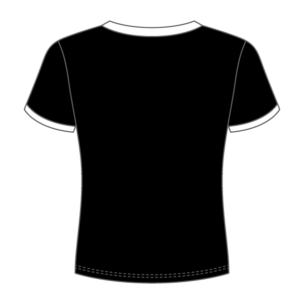 Ringer Long Crop Baby Tee - The Collegiate Lineup