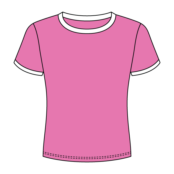 Ringer Long Crop Baby Tee - The Collegiate Lineup