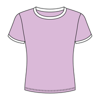 Ringer Long Crop Baby Tee - The Collegiate Lineup