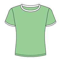 Ringer Long Crop Baby Tee - The Collegiate Lineup