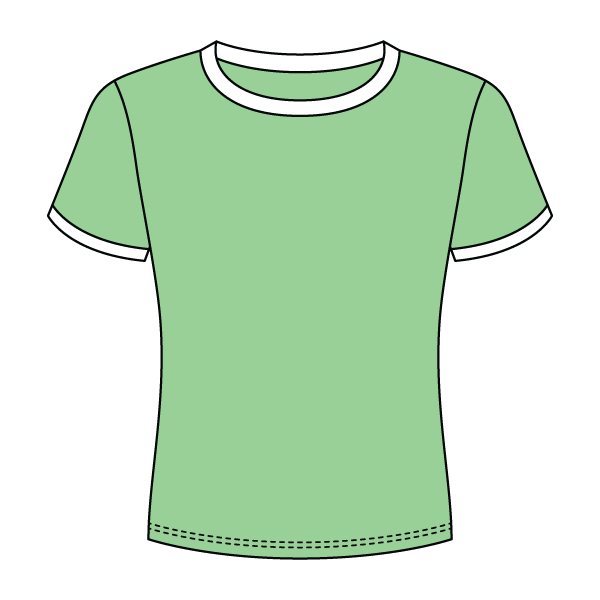 Ringer Long Crop Baby Tee - The Collegiate Lineup
