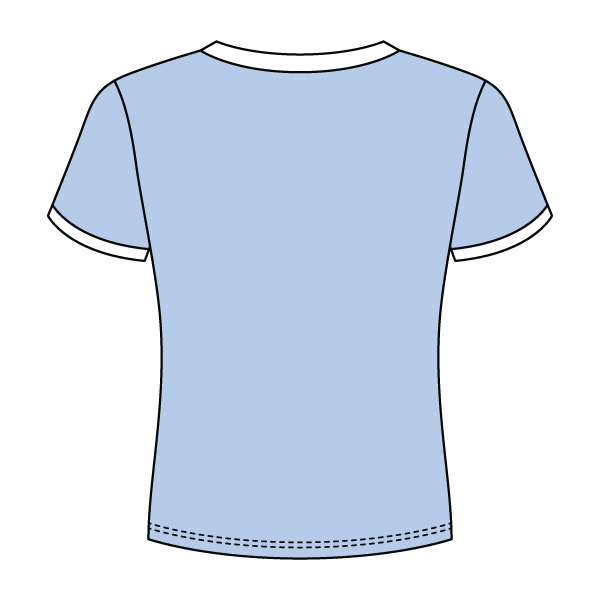 Ringer Long Crop Baby Tee - The Collegiate Lineup