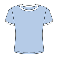 Ringer Long Crop Baby Tee - The Collegiate Lineup