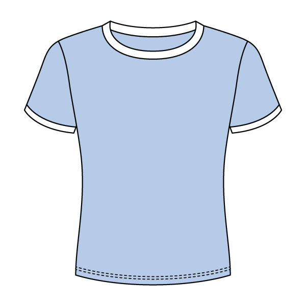 Ringer Long Crop Baby Tee - The Collegiate Lineup