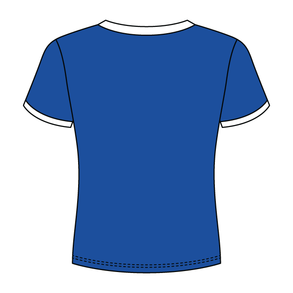 Ringer Long Crop Baby Tee - The Collegiate Lineup