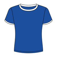 Ringer Long Crop Baby Tee - The Collegiate Lineup