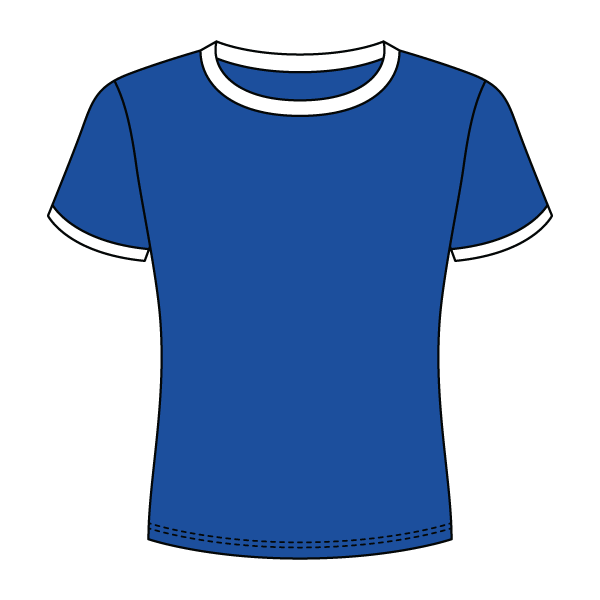 Ringer Long Crop Baby Tee - The Collegiate Lineup