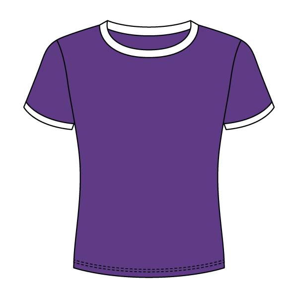 Ringer Long Crop Baby Tee - The Collegiate Lineup