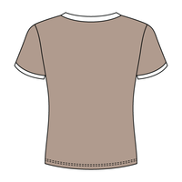 Ringer Long Crop Baby Tee - The Collegiate Lineup