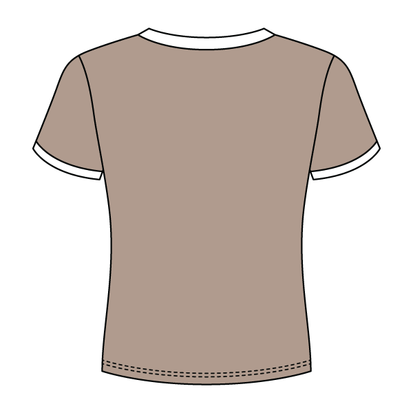Ringer Long Crop Baby Tee - The Collegiate Lineup