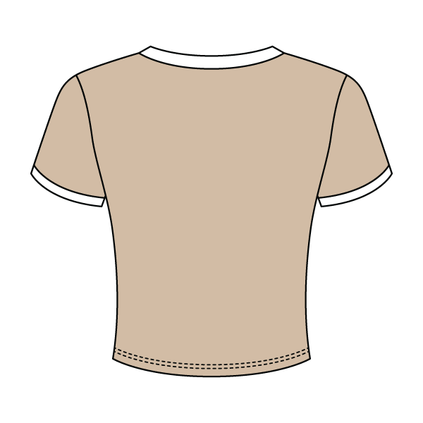 Ribbed Ringer Baby Tee - The Collegiate Lineup