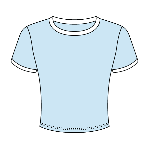Ribbed Ringer Baby Tee - The Collegiate Lineup