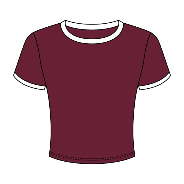 Ribbed Ringer Baby Tee - The Collegiate Lineup