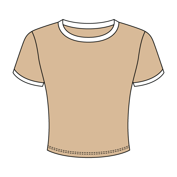 Ribbed Ringer Baby Tee - The Collegiate Lineup