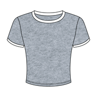 Ribbed Ringer Baby Tee - The Collegiate Lineup