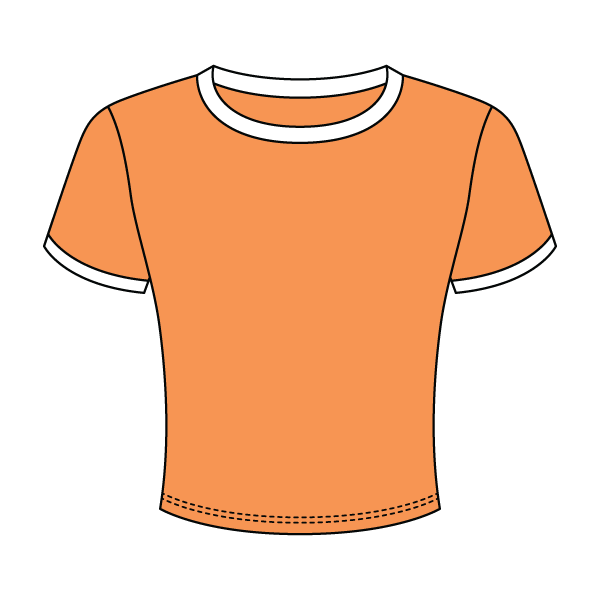 Ribbed Ringer Baby Tee - The Collegiate Lineup