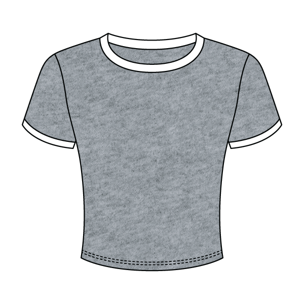 Ribbed Ringer Baby Tee - The Collegiate Lineup