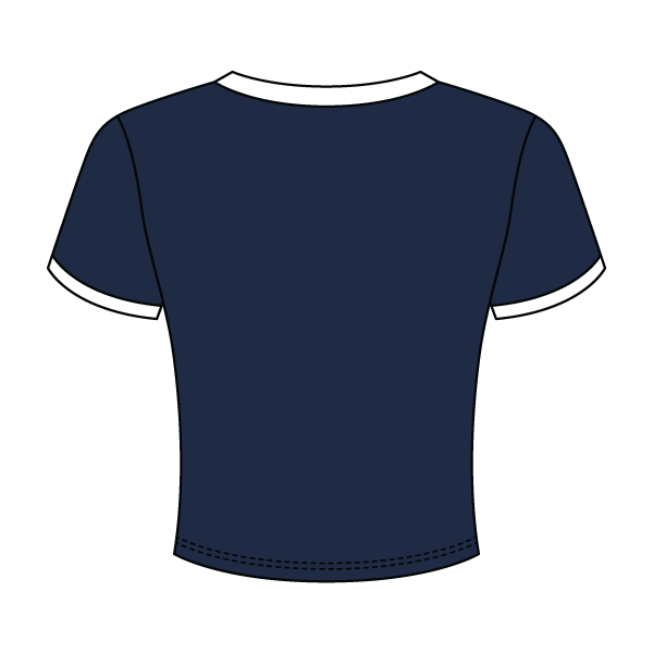Ribbed Ringer Baby Tee - The Collegiate Lineup