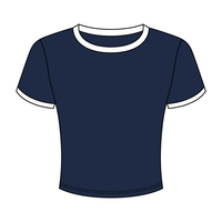 Ribbed Ringer Baby Tee - The Collegiate Lineup