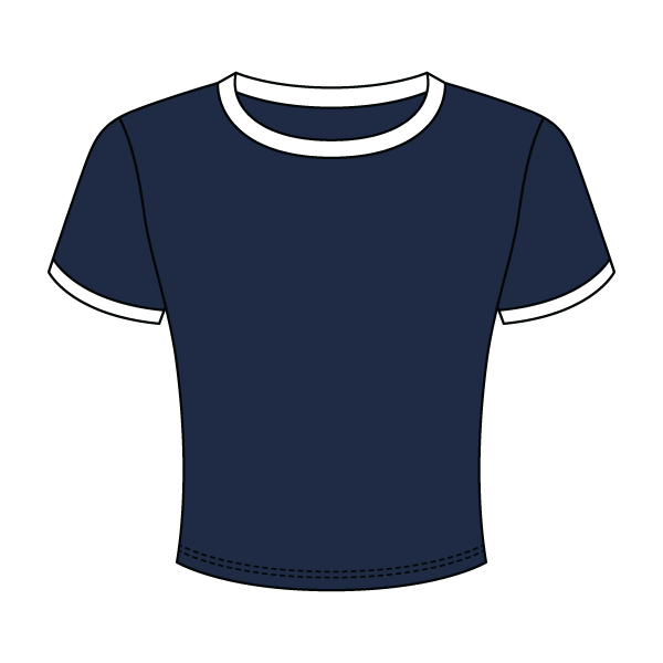 Ribbed Ringer Baby Tee - The Collegiate Lineup
