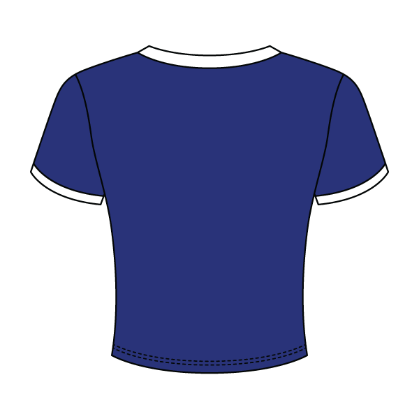Ribbed Ringer Baby Tee - The Collegiate Lineup