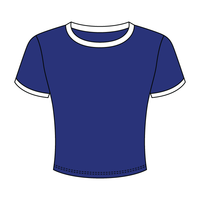 Ribbed Ringer Baby Tee - The Collegiate Lineup
