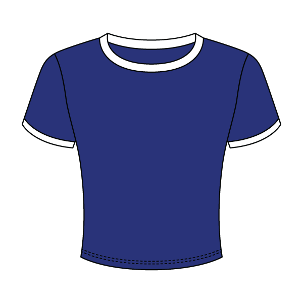 Ribbed Ringer Baby Tee - The Collegiate Lineup