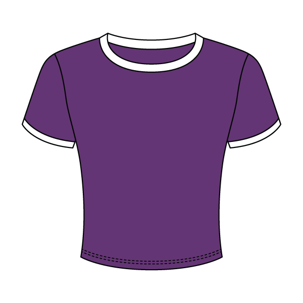 Ribbed Ringer Baby Tee - The Collegiate Lineup