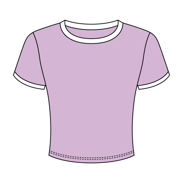Ribbed Ringer Baby Tee - The Collegiate Lineup