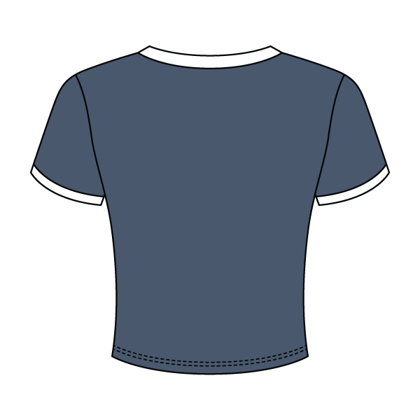 Ribbed Ringer Baby Tee - The Collegiate Lineup