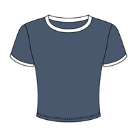 Ribbed Ringer Baby Tee - The Collegiate Lineup