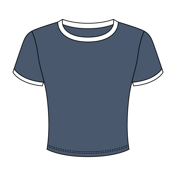 Ribbed Ringer Baby Tee - The Collegiate Lineup