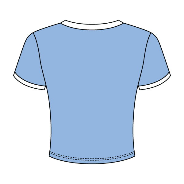 Ribbed Ringer Baby Tee - The Collegiate Lineup