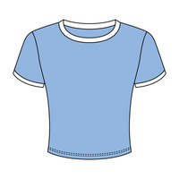 Ribbed Ringer Baby Tee - The Collegiate Lineup