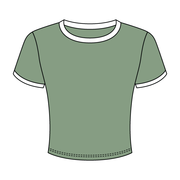 Ribbed Ringer Baby Tee - The Collegiate Lineup