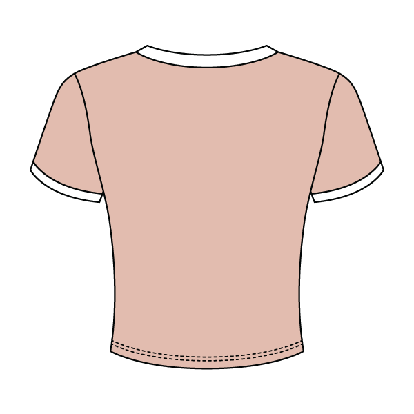 Ribbed Ringer Baby Tee - The Collegiate Lineup