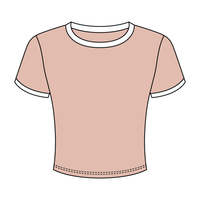 Ribbed Ringer Baby Tee - The Collegiate Lineup