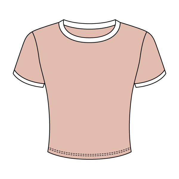 Ribbed Ringer Baby Tee - The Collegiate Lineup