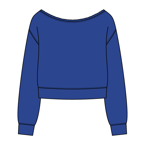 Daydream Off Shoulder Sweatshirt Cropped – The Collegiate Lineup