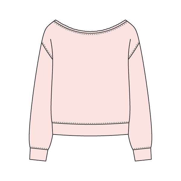 Daydream Off Shoulder Sweatshirt - The Collegiate Lineup