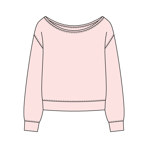 Daydream Off Shoulder Sweatshirt - The Collegiate Lineup